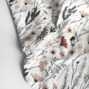 Muszlin pelenka - virágos, Baba - mama, Baba ágynemű, Babatakaró, gyerek pléd, Varrás, MESKA