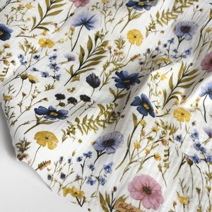 Muszlin pelenka - virágos, Baba - mama, Baba ágynemű, Babatakaró, gyerek pléd, Varrás, MESKA