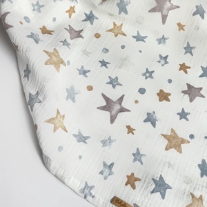 Muszlin pelenka - csillagos - baba - mama - baba ágynemű - babatakaró, gyerek pléd - Meska.hu
