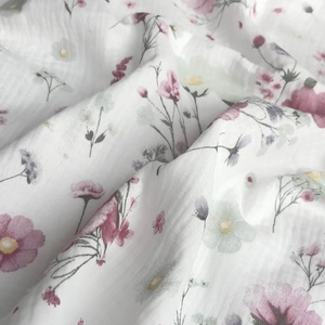 Muszlin pelenka - virágos - baba - mama - baba ágynemű - babatakaró, gyerek pléd - Meska.hu