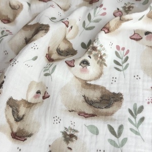 Muszlin pelenka - kiskacsás - baba - mama - baba ágynemű - babatakaró, gyerek pléd - Meska.hu