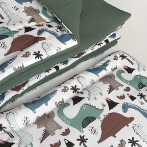 Bélelt gyerek ovis ágynemű szett � dinós, Játék & Sport, Ovis felszerelés, Ovis ágynemű, Varrás, MESKA