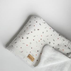 Sherpa baba takaró � virágos, Baba - mama, Baba ágynemű, Babatakaró, gyerek pléd, Varrás, MESKA