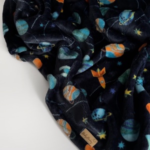 Puha plüss takaró - űr, Baba - mama, Baba ágynemű, Babatakaró, gyerek pléd, Varrás, MESKA