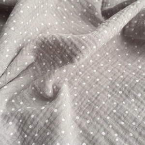 Muszlin pelenka - szürke pöttyös, Baba - mama, Baba ágynemű, Babatakaró, gyerek pléd, Varrás, MESKA