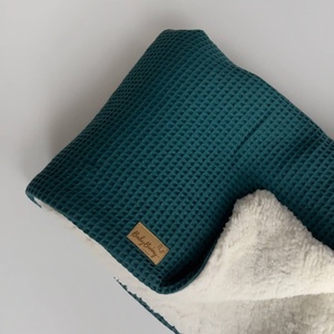 Sherpa baba takaró � petrol, Baba - mama, Baba ágynemű, Babatakaró, gyerek pléd, Varrás, MESKA