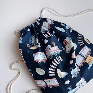 Tornazsák - vonatos - Meska.hu