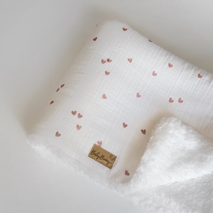 Sherpa baba takaró � little hearts - Meska.hu