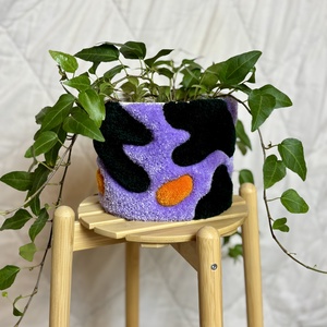 Tufted kaspó takaró - otthon & életmód - virágdekoráció - virágtartó - kaspó - Meska.hu