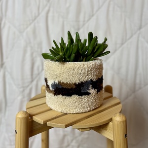 Tufted gyapjú kaspó takaró, Otthon & Életmód, Virágdekoráció, Virágtartó, Kaspó, Mindenmás, MESKA