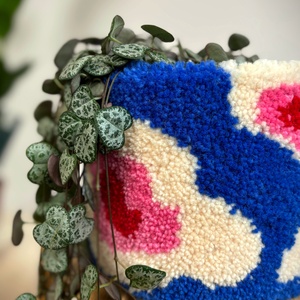 Tufted kaspó - otthon & életmód - virágdekoráció - virágtartó - kaspó - Meska.hu