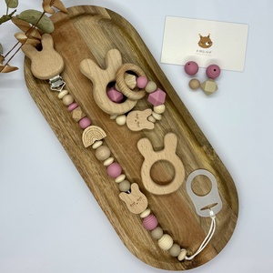 M Box - Nyuszi világ - baba - mama - baba játékok - cumilánc - Meska.hu