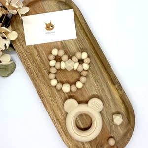 L Box - Mackó világ - baba - mama - baba játékok - cumilánc - Meska.hu