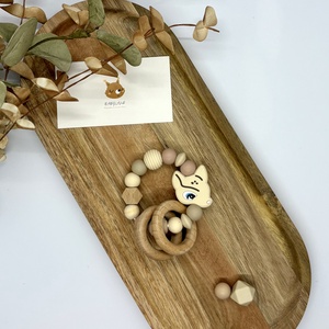 Őzike rágóka, marokrágcsa, Baba - mama, Baba játékok, Rágóka, Csomózás, MESKA