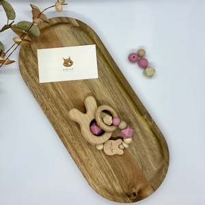 Nyuszis rágóka, marokrágcsa, Baba - mama, Baba játékok, Rágóka, Csomózás, MESKA