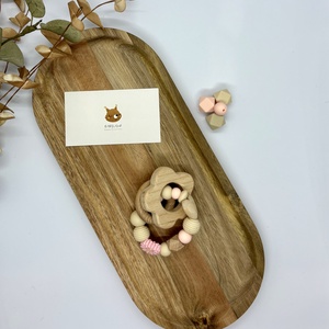 Virág rágóka, marokrágcsa, Baba - mama, Baba játékok, Rágóka, Csomózás, MESKA