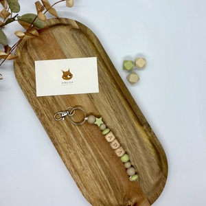 Apa egyedi kulcstartó - Meska.hu