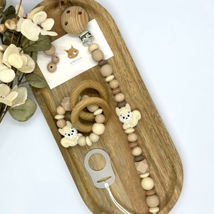 M Box - Mókus  - baba - mama - baba játékok - cumilánc - Meska.hu