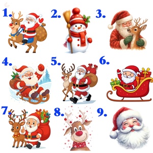 Mikulás zsák NÉVVEL vagy FELIRATTAL és VÁLASZTOTT GRAFIKÁVAL (normál és extra méret) - karácsony - mikulás - mikulás zsák - Meska.hu