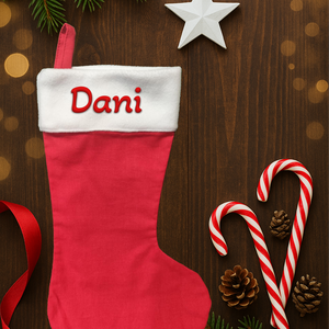 Mikuláscsizma, TÖBBFÉLE, bármilyen NÉVVEL vagy FELIRATTAL - karácsony - mikulás - mikulás csizma és zokni - Meska.hu