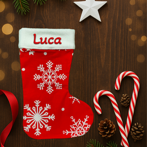 Mikuláscsizma, TÖBBFÉLE, bármilyen NÉVVEL vagy FELIRATTAL - karácsony - mikulás - mikulás csizma és zokni - Meska.hu