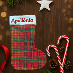 Mikuláscsizma, TÖBBFÉLE, bármilyen NÉVVEL vagy FELIRATTAL! - karácsony - mikulás - mikulás csizma és zokni - Meska.hu