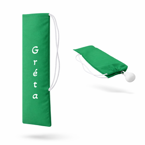 Mazsorett bottartó névvel és/vagy logóval (zöld), Táska & Tok, Hátizsák, Tornazsák, Gymbag, Varrás, Mindenmás, MESKA