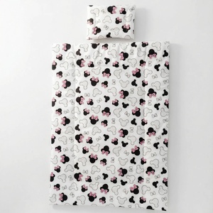 Rózsaszín masnis-egeres gyerekágynemű szett (takaró + párna), Játék & Sport, Ovis felszerelés, Ovis ágynemű, Varrás, MESKA