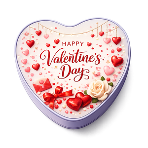 Valentin-napi, szív alakú fémdoboz - Meska.hu