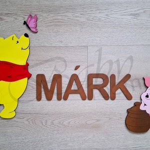 Micimackó mesefigura - baba - mama - babaszoba dekoráció - babaszoba kép - Meska.hu