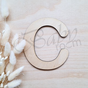 Fa betű A-D - baba - mama - babaszoba dekoráció - babanév dekoráció - Meska.hu