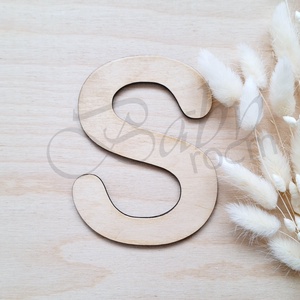 Fa betű P-S - baba - mama - babaszoba dekoráció - babanév dekoráció - Meska.hu