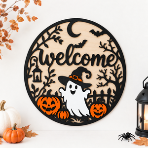 Halloween ajtódíszek - otthon & életmód - dekoráció - halloween - halloweeni ajtódíszek és ablakdíszek - Meska.hu