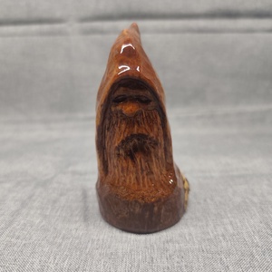 Faragott erdei manó, Otthon & Életmód, Dekoráció, Asztal és polc dekoráció, Asztaldísz, Famegmunkálás, MESKA