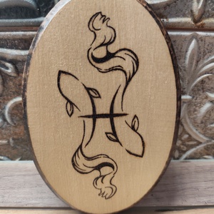 Halak horoszkóp fali dísz - Meska.hu