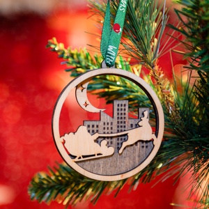 Karácsonyfadísz (KD3R05) - Meska.hu