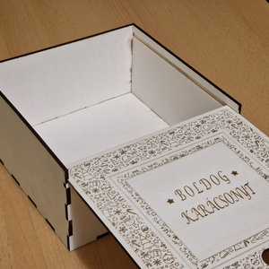 Karácsonyi ajándékdoboz - karácsony - karácsonyi ajándékozás - karácsonyi ajándékcsomagolás - Meska.hu