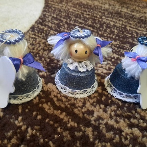 Kapszula angyalka - karácsony - karácsonyi lakásdekoráció - karácsonyfadíszek - Meska.hu