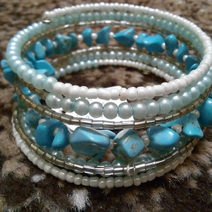 Merória karkötő ásványokkal - Meska.hu