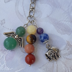 Csakra kulcstartó - táska & tok - kulcstartó & táskadísz - táskadísz - Meska.hu