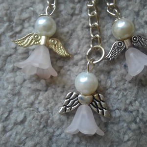 Szoknyás angyalka - táska & tok - kulcstartó & táskadísz - kulcstartó - Meska.hu