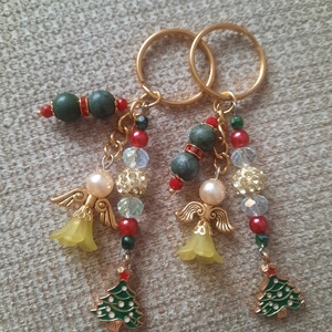 Karácsonyos kulcstartó - táska & tok - kulcstartó & táskadísz - kulcstartó - Meska.hu