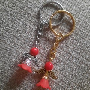 Angyalka kulcstartó - táska & tok - kulcstartó & táskadísz - táskadísz - Meska.hu