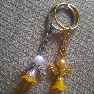 Angyalka kulcstartó - táska & tok - kulcstartó & táskadísz - táskadísz - Meska.hu