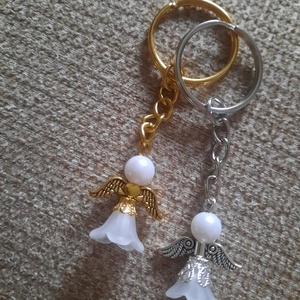 Angyalka kulcstartó - táska & tok - kulcstartó & táskadísz - táskadísz - Meska.hu