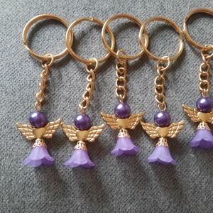 Angyalka kulcstartó  - táska & tok - kulcstartó & táskadísz - táskadísz - Meska.hu