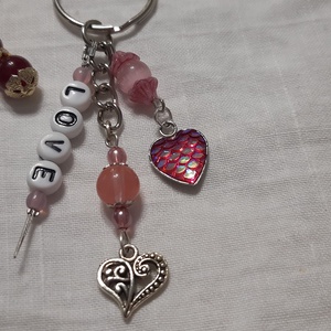 Szivecskék - táska & tok - kulcstartó & táskadísz - kulcstartó - Meska.hu