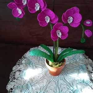 Orchidea gyöngyből -  - Meska.hu