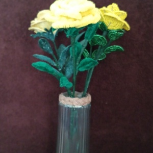 Rózsa vázában - otthon & lakás - dekoráció - virágdísz és tartó - virágbox, virágdoboz - Meska.hu
