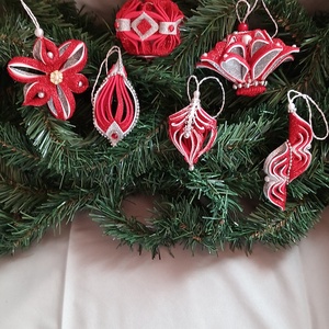 Karácsonyfadísz - karácsony - karácsonyi lakásdekoráció - karácsonyfadíszek - Meska.hu